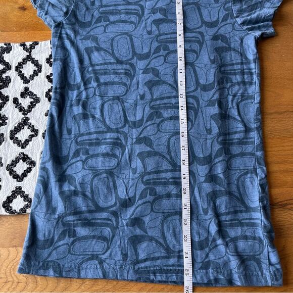 Wild Coast Blue Alaskan Graphic Ladies Tee Shirt size large L - Picture 8 of 9